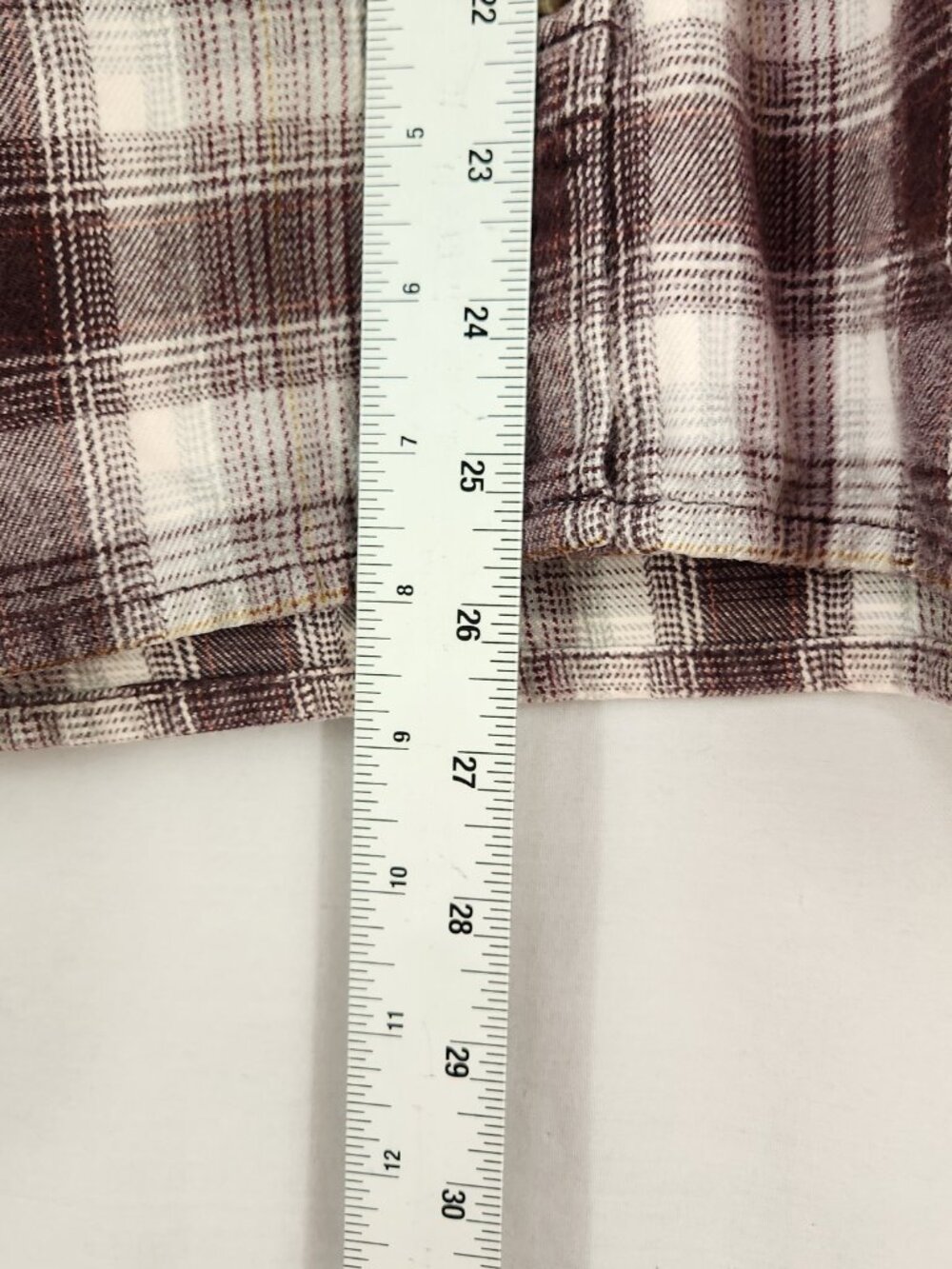 Carhartt Women’s Belton Plaid Hooded Flannel Shirt  Size XXL Brown Outdoor - Picture 4 of 7